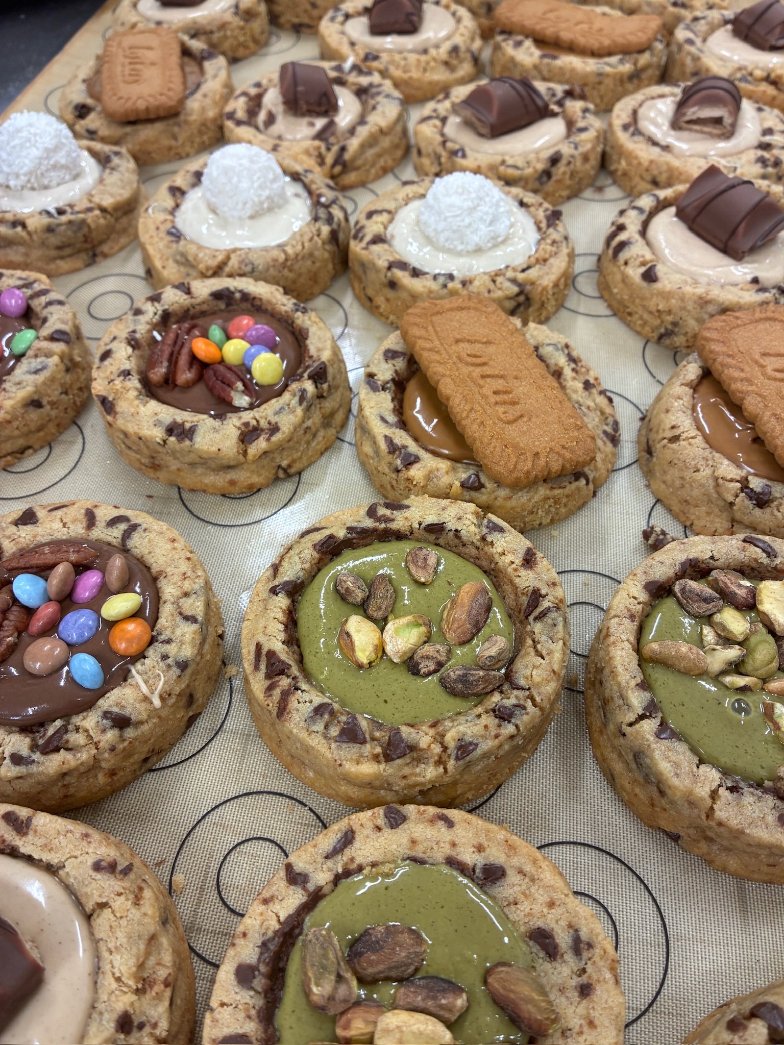 Cookies aux saveurs variées