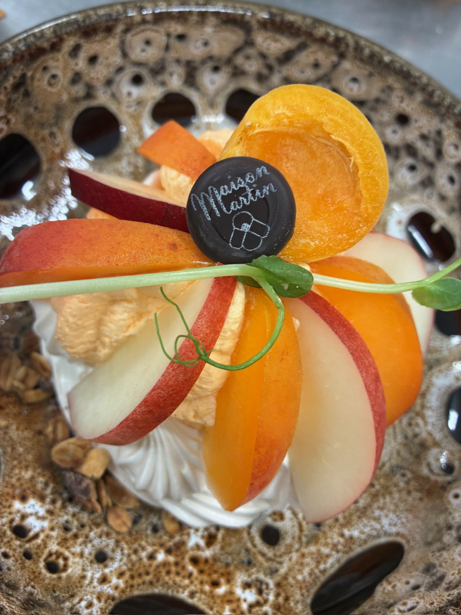 Dessert aux fruits frais Maison Martin